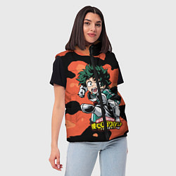 Женский жилет My Hero Academia, цвет: 3D-светло-серый — фото 2