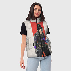 Женский жилет Apex Legends: Wraith, цвет: 3D-красный — фото 2