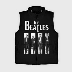 Женский жилет The Beatles: Black Side, цвет: 3D-светло-серый