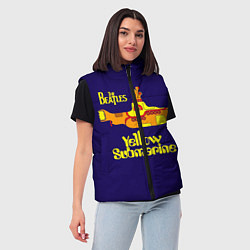 Женский жилет The Beatles: Yellow Submarine, цвет: 3D-черный — фото 2