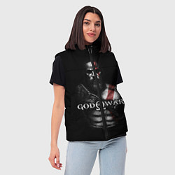 Женский жилет God of War, цвет: 3D-черный — фото 2