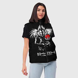 Женский жилет Тетрадь смерти, цвет: 3D-красный — фото 2