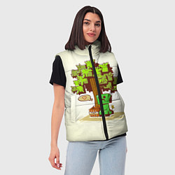 Женский жилет Forest Creeper, цвет: 3D-черный — фото 2