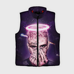 Женский жилет Lil Peep: Black Angel, цвет: 3D-красный