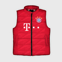 Женский жилет FC Bayern: Lewandowski Home 19-20, цвет: 3D-красный