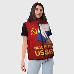 Женский жилет MADE IN USSR, цвет: 3D-черный — фото 2
