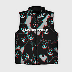 Женский жилет Undertale, цвет: 3D-светло-серый