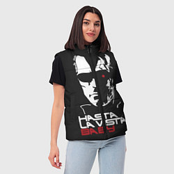 Женский жилет Hasta la vista baby, цвет: 3D-красный — фото 2