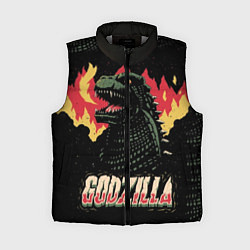 Женский жилет Flame Godzilla