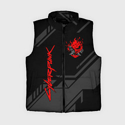 Женский жилет Cyberpunk 2077: Grey Samurai, цвет: 3D-черный