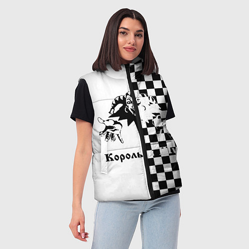 Женский жилет Король и Шут / 3D-Светло-серый – фото 3