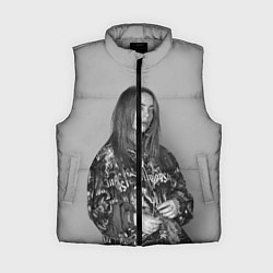 Женский жилет Billie Eilish, цвет: 3D-светло-серый