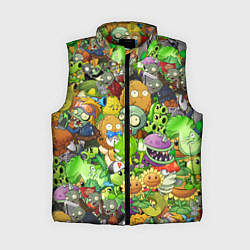 Женский жилет PLANTS VS ZOMBIES, цвет: 3D-красный