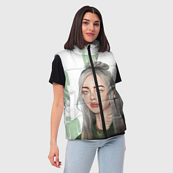 Женский жилет Billie Eilish, цвет: 3D-красный — фото 2