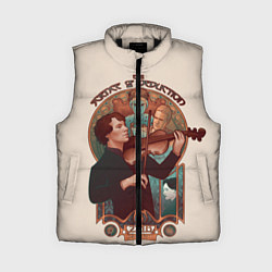 Женский жилет Sherlock, цвет: 3D-черный