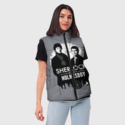 Женский жилет Sherlock Holmesboy, цвет: 3D-красный — фото 2