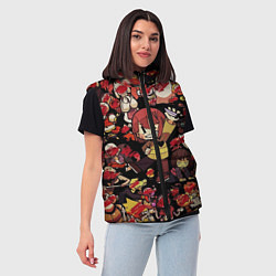 Женский жилет UNDERTALE CHARA, цвет: 3D-черный — фото 2
