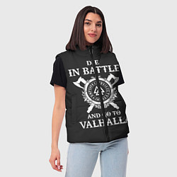 Женский жилет Vikings, цвет: 3D-светло-серый — фото 2