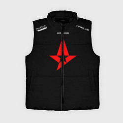 Женский жилет Cs Go Astralis jersey, цвет: 3D-черный