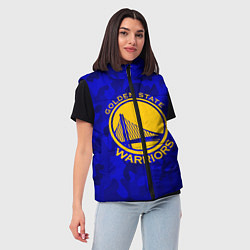 Женский жилет GOLDEN STATE WARRIORS, цвет: 3D-черный — фото 2