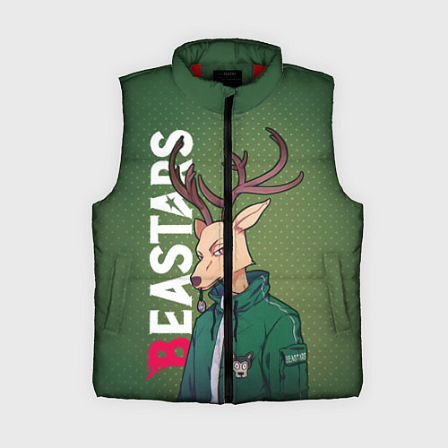 Женский жилет Выдающиеся звери / 3D-Красный – фото 1