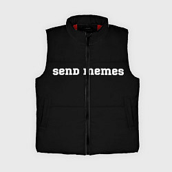 Женский жилет Send Memes, цвет: 3D-красный