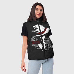 Женский жилет One Piece, цвет: 3D-черный — фото 2