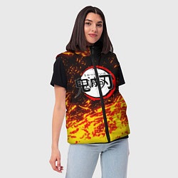 Женский жилет KIMETSU NO YAIBA, цвет: 3D-красный — фото 2