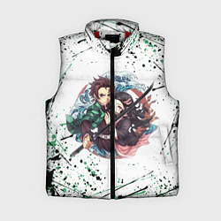 Женский жилет KIMETSU NO YAIBA, цвет: 3D-красный