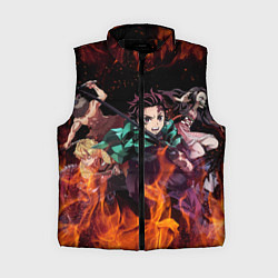 Женский жилет KIMETSU NO YAIBA, цвет: 3D-черный