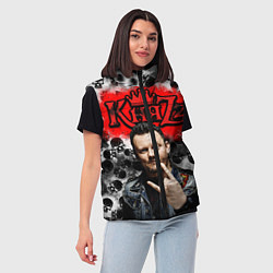 Женский жилет Князь, цвет: 3D-красный — фото 2