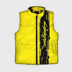 Женский жилет CYBERPUNK 2077, цвет: 3D-черный