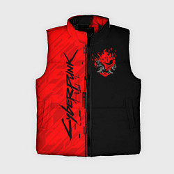 Женский жилет CYBERPUNK 2077, цвет: 3D-черный