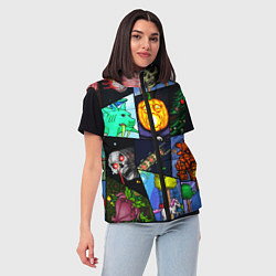 Женский жилет Terraria allpic, цвет: 3D-светло-серый — фото 2