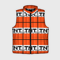 Женский жилет Minecraft-Динамит, цвет: 3D-черный