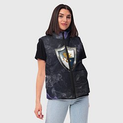 Женский жилет Heroes of Might and Magic, цвет: 3D-черный — фото 2