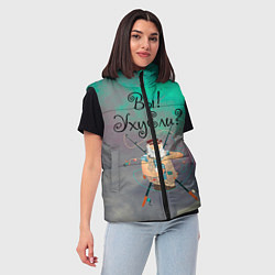 Женский жилет Рыбак, цвет: 3D-черный — фото 2