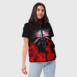 Женский жилет ВЕДЬМАК, цвет: 3D-черный — фото 2