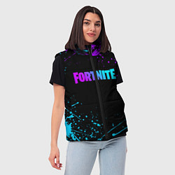 Женский жилет FORTNITE, цвет: 3D-черный — фото 2