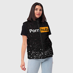 Женский жилет PornHub, цвет: 3D-красный — фото 2
