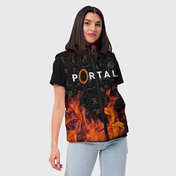 Женский жилет PORTAL, цвет: 3D-красный — фото 2