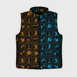 Женский жилет PORTAL, цвет: 3D-черный