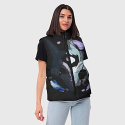 Женский жилет League of Legends, цвет: 3D-светло-серый — фото 2