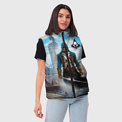 Женский жилет Assasin's creed, цвет: 3D-красный — фото 2