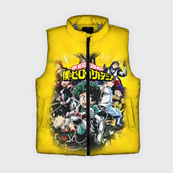 Женский жилет MY HERO ACADEMIA группа героев, цвет: 3D-светло-серый
