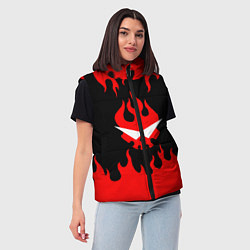 Женский жилет GURREN LAGANN, цвет: 3D-черный — фото 2