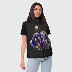 Женский жилет Kobe Bryant, цвет: 3D-светло-серый — фото 2