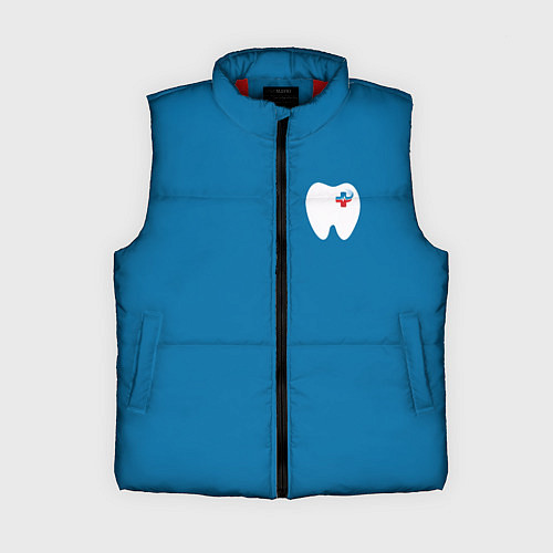 Женский жилет Стоматолог / 3D-Красный – фото 1