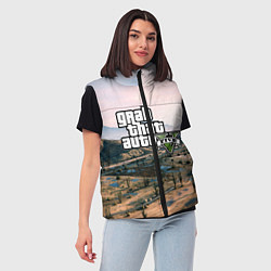 Женский жилет Grand Theft Auto 5, цвет: 3D-черный — фото 2