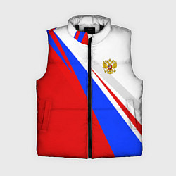 Женский жилет Россия, цвет: 3D-черный